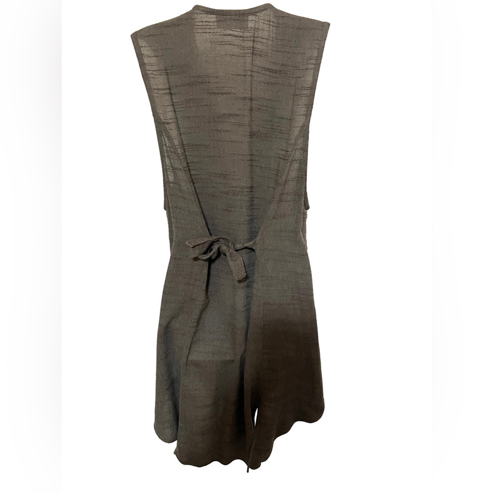 Y2K Cache L Embroidered Duster Asymmetrical Bling Indie Sleaze Forest Fairy Boho - Picture 3 of 13